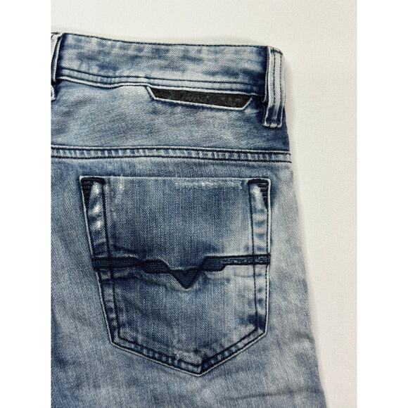 Diesel Industry Men's Safado Regular Slim Straight Denim Jeans - 31x32 (33x31) - Picture 5 of 8